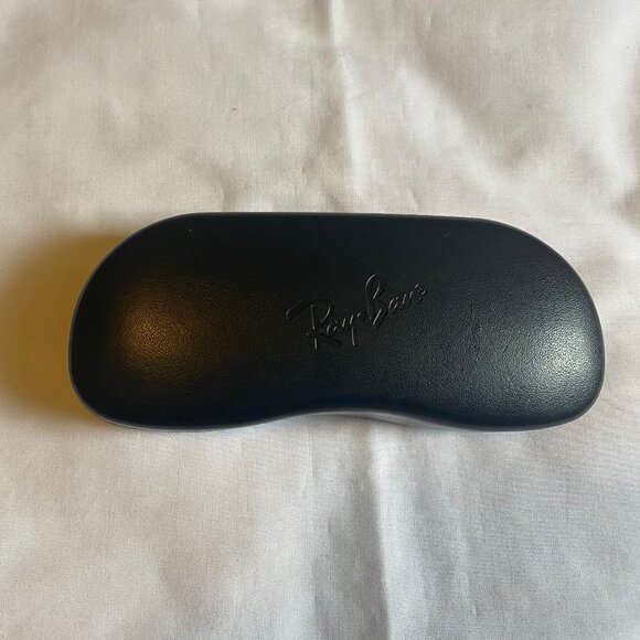 Vintage Ray Ban Black Hard Clam Shell Sunglasses Glasses Case 6.5"x 2.5" x 1.25" - Picture 5 of 5